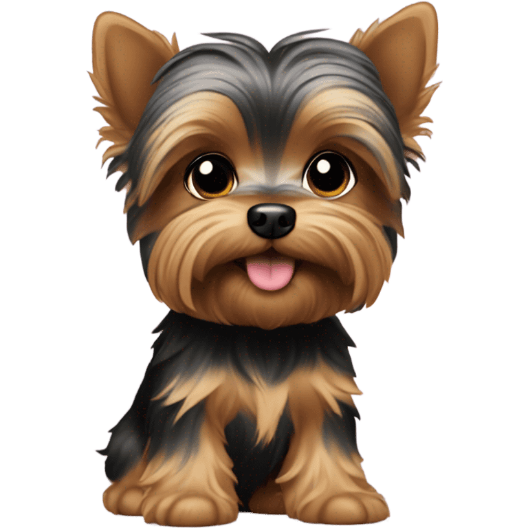 Yorkie puppy emoji