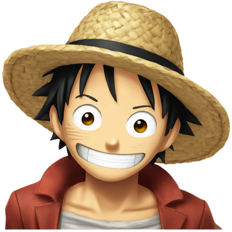 Straw hat Luffy emoji