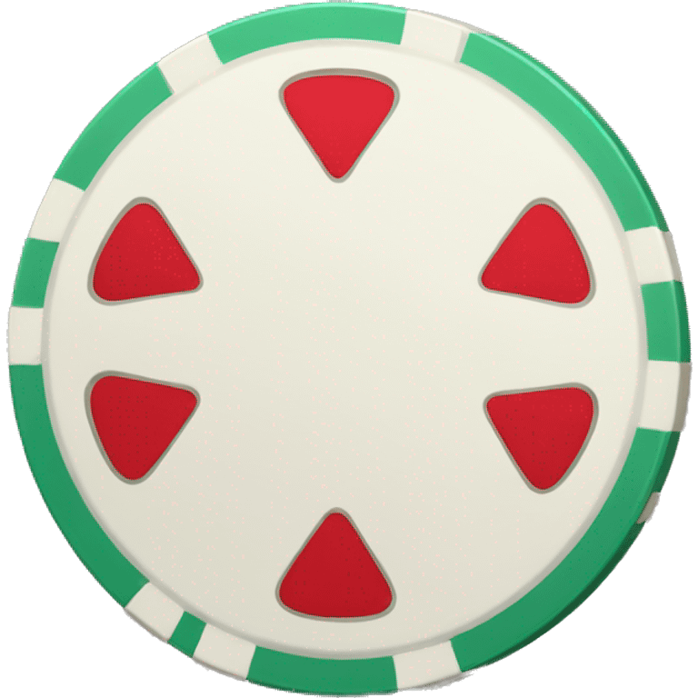 just a poker chip with pik emoji