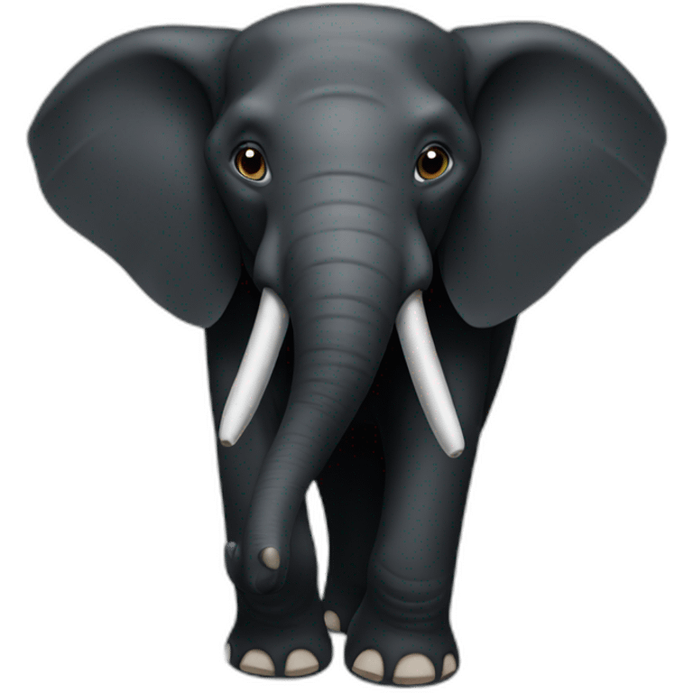 Black Elephant emoji