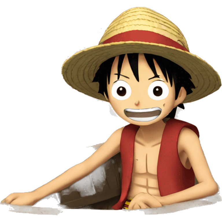 luffy in a boat emoji