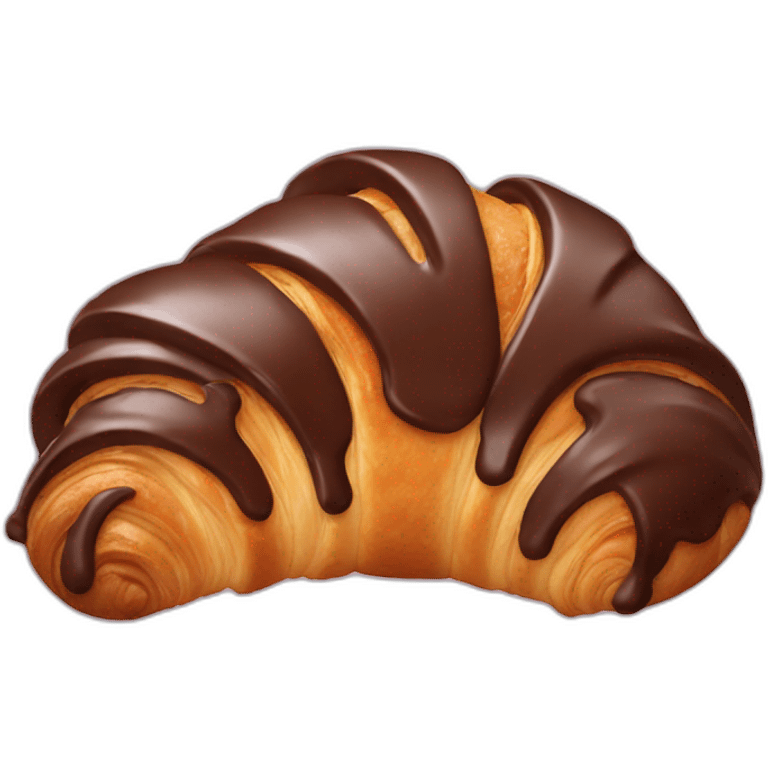 Chocolate croissant  emoji