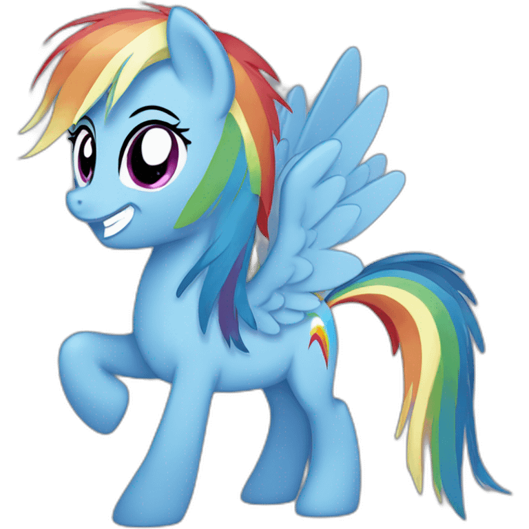 Rainbow dash emoji