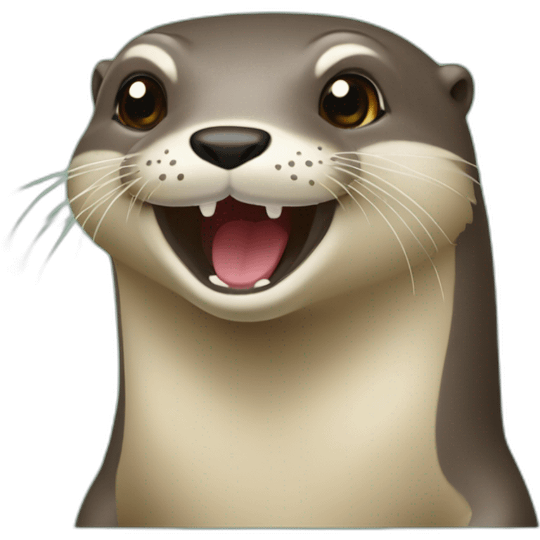 Loutre sur tortu emoji