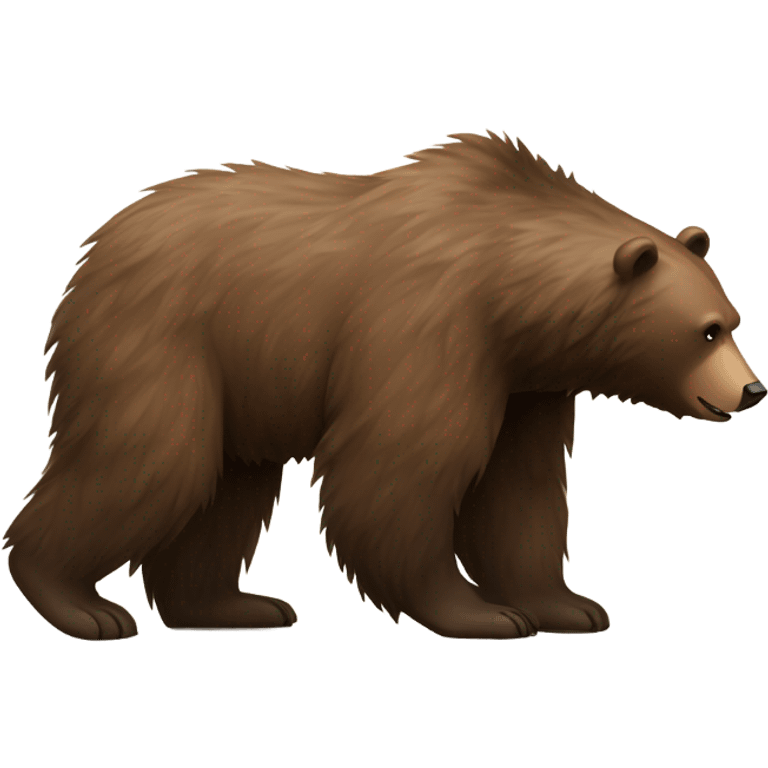 bear walking emoji