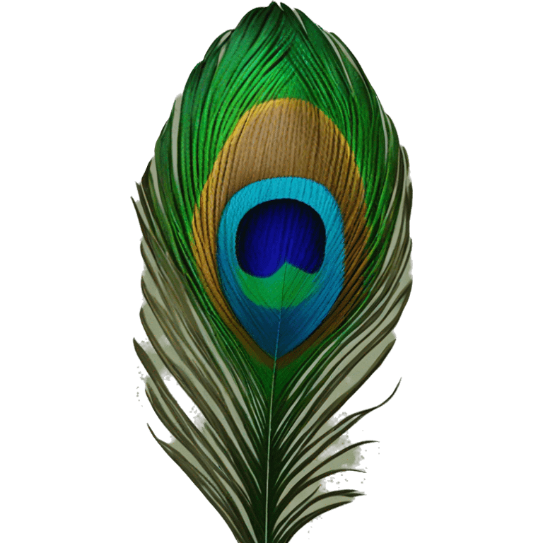 peacock feather emoji