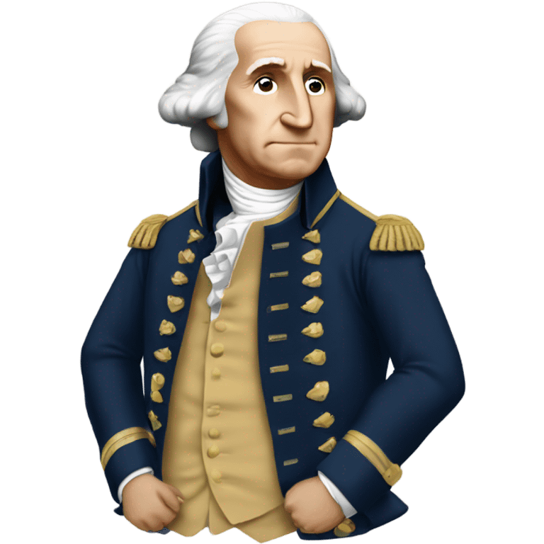 George Washington wears a bape jacket emoji