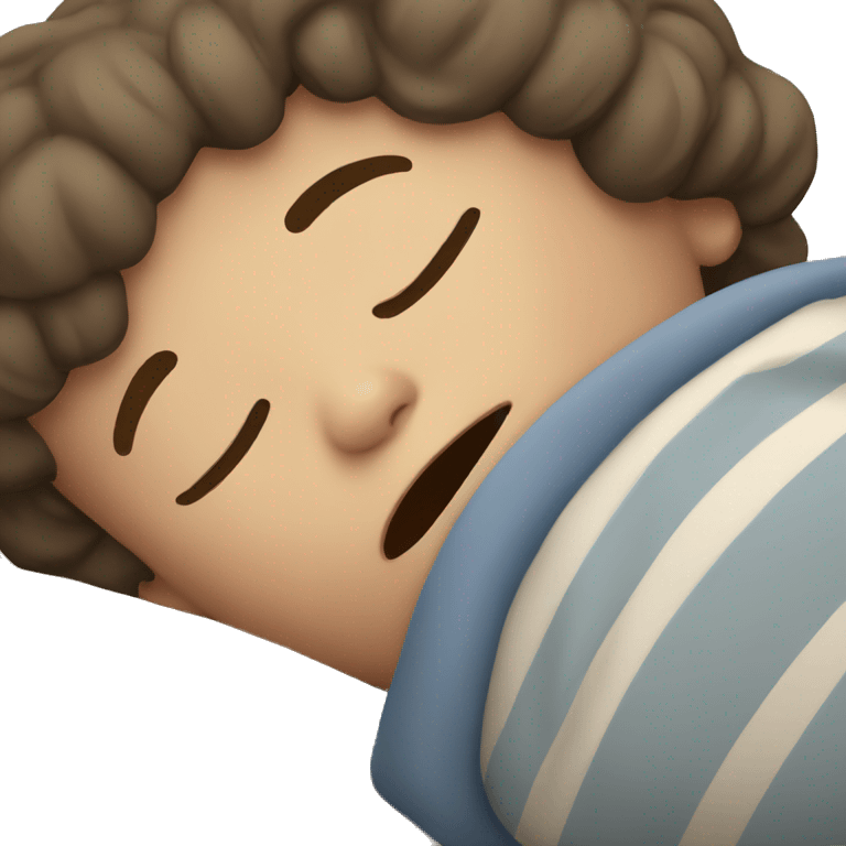 Boy sleeping emoji