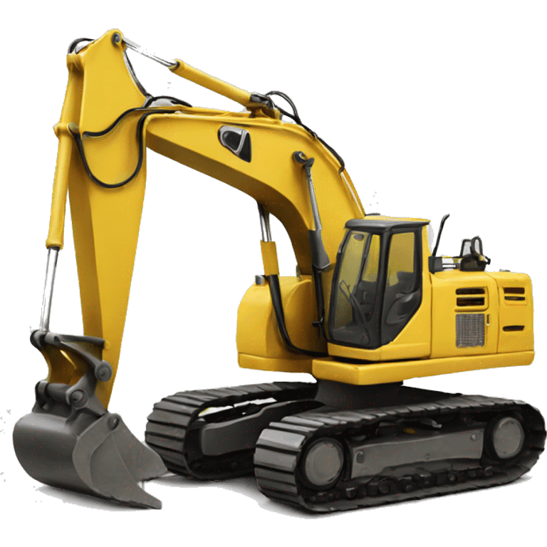 yellow excavator emoji