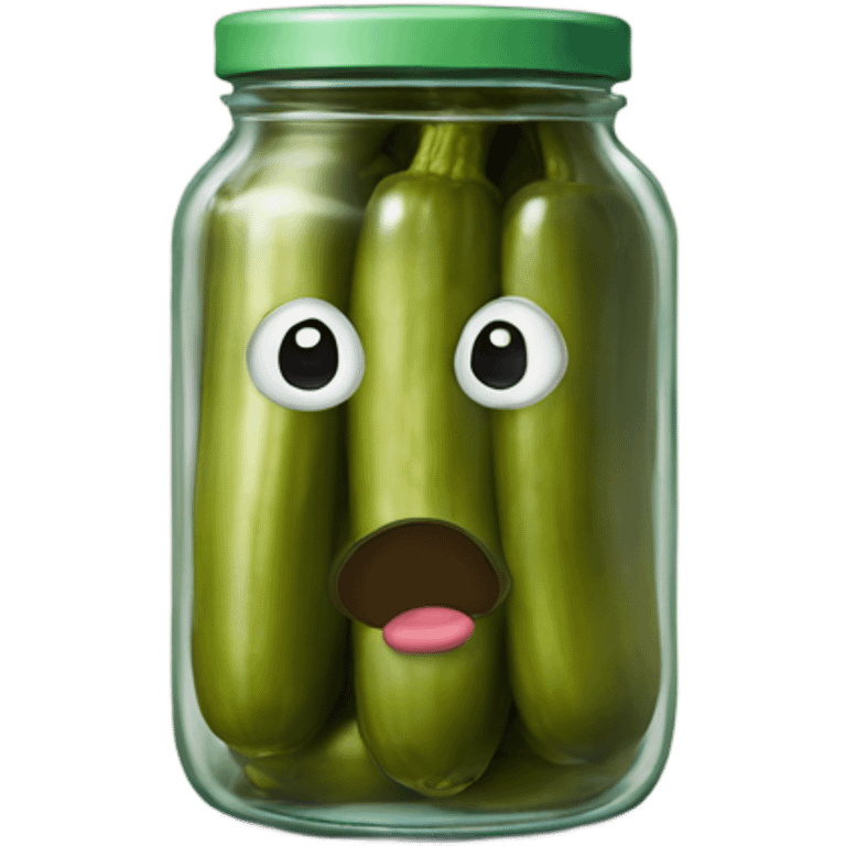 pickles in a jar emoji