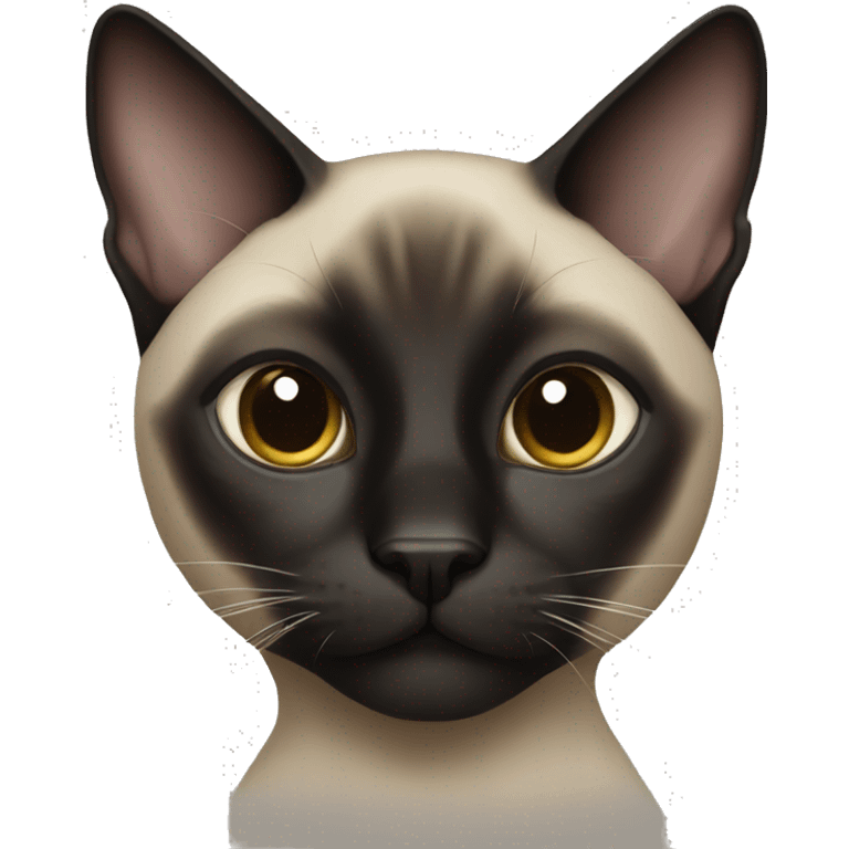 black siamese cat emoji