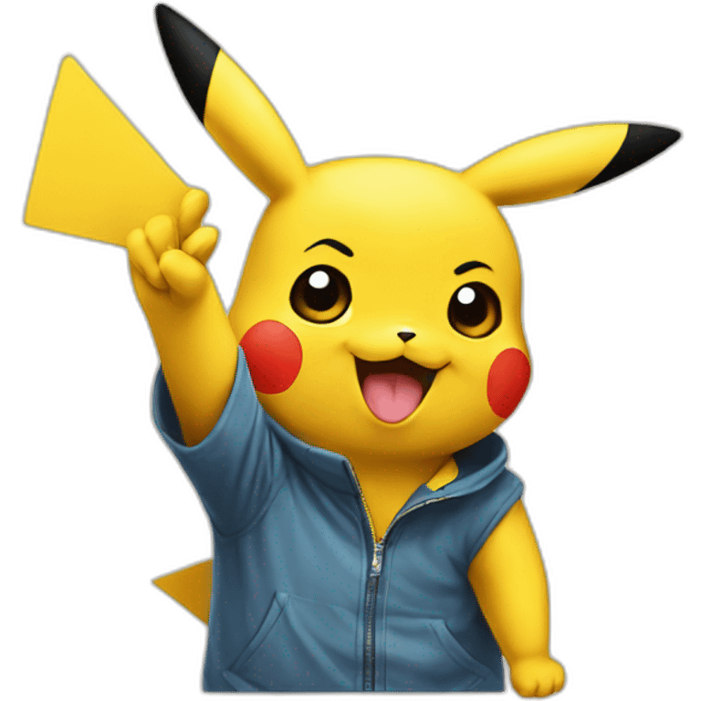 Pikachu thumb up emoji