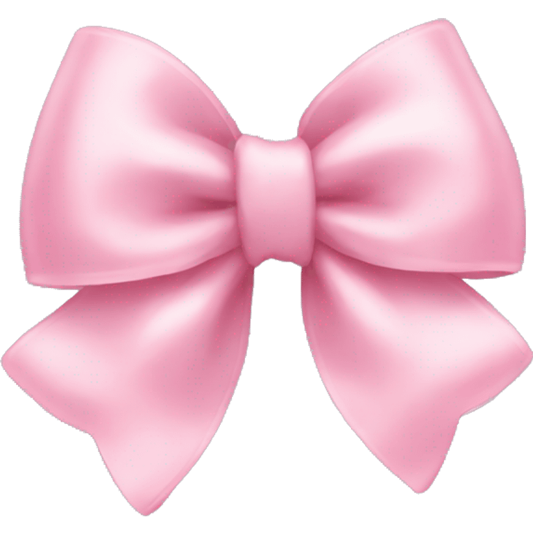 Baby pink bow emoji