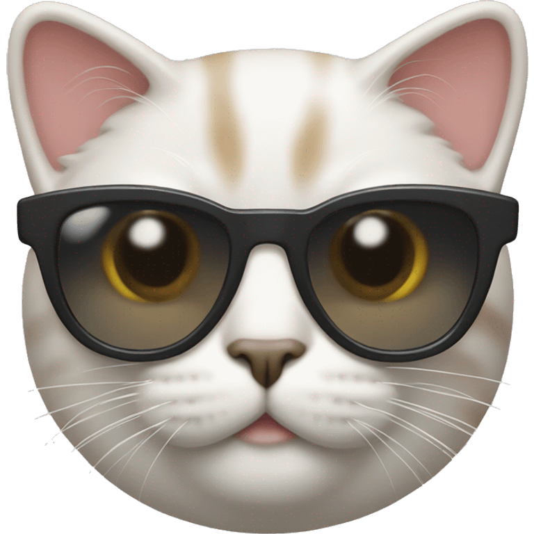 Cat with prada sunglasses emoji