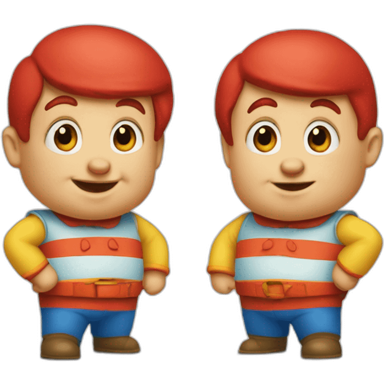 Disney Tweedle Dee and Tweedle Dum emoji