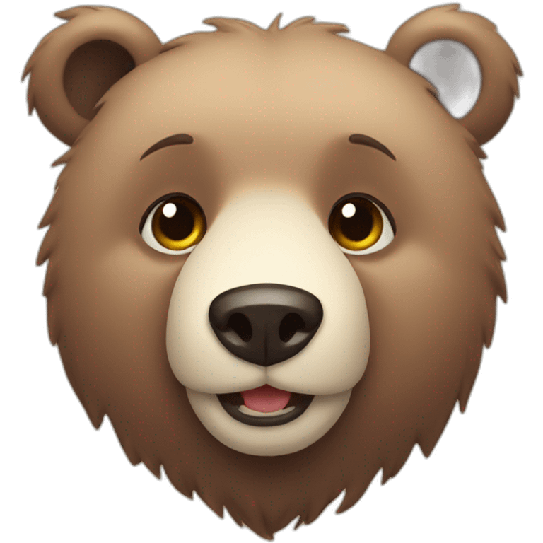 Bear cute emoji