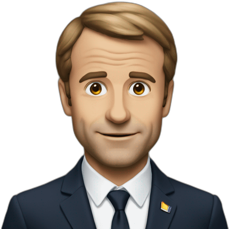 Macron qui Ken brigit emoji