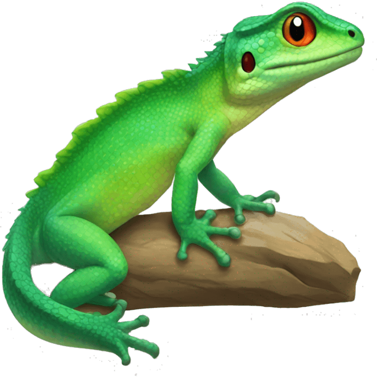 monitor lezard emoji