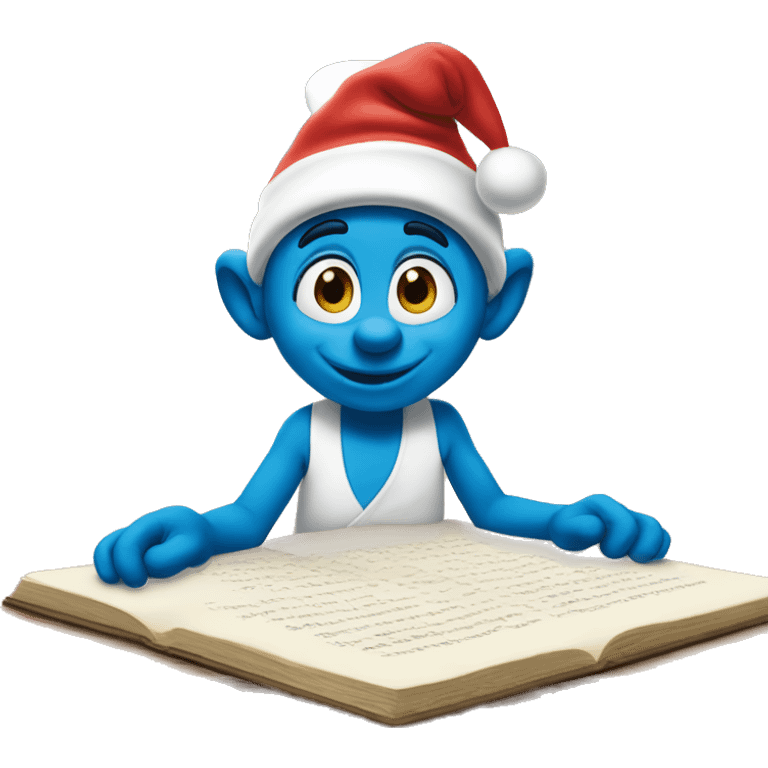 Smurfs Christmas  emoji