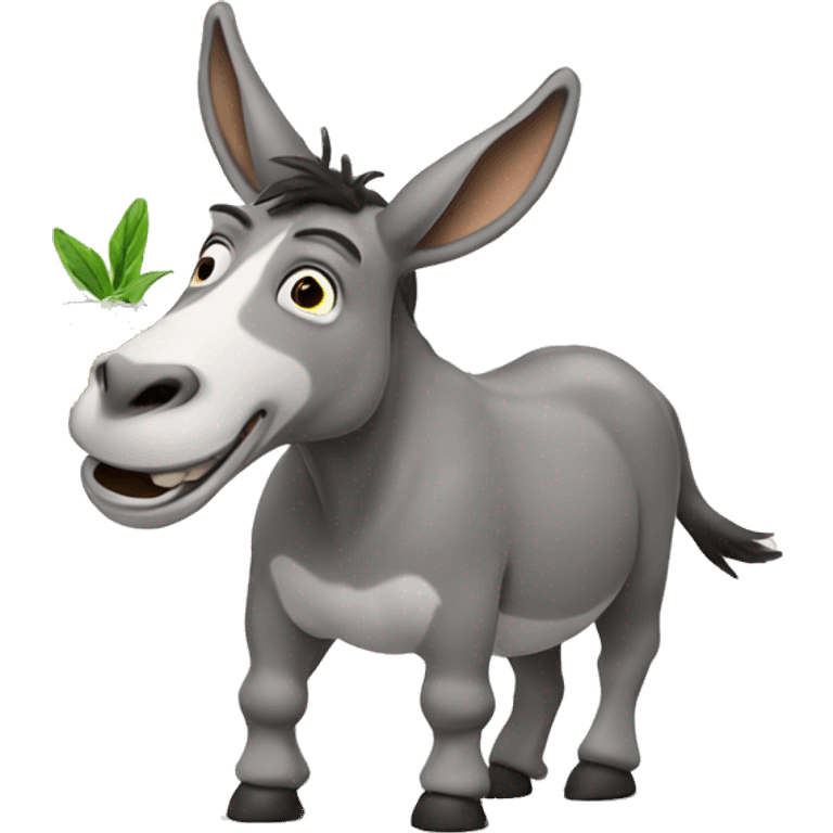 Donkey with gin  emoji