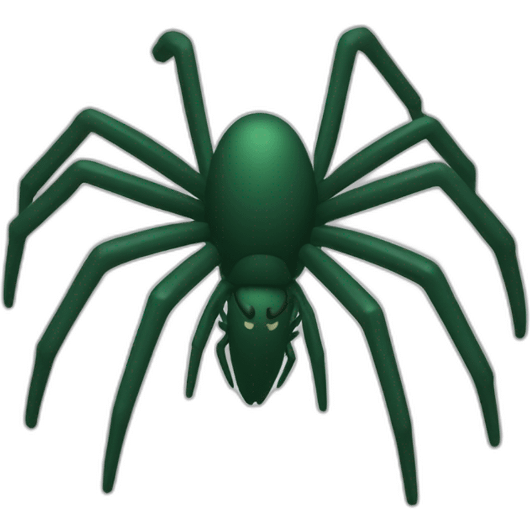 Man spider suit dark green in battle emoji