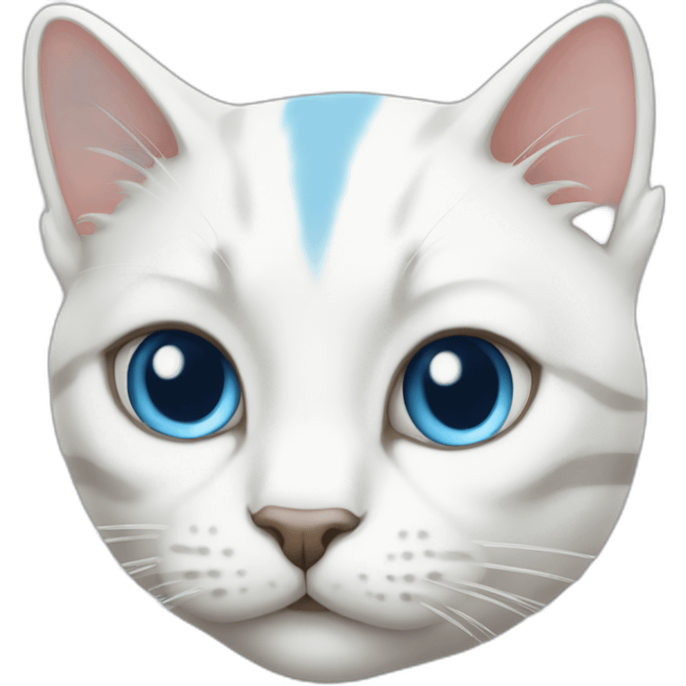 white-cat-with-stripes-blue-eyes emoji