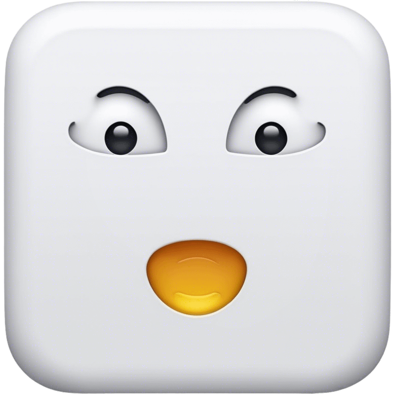 iPhone white emoji