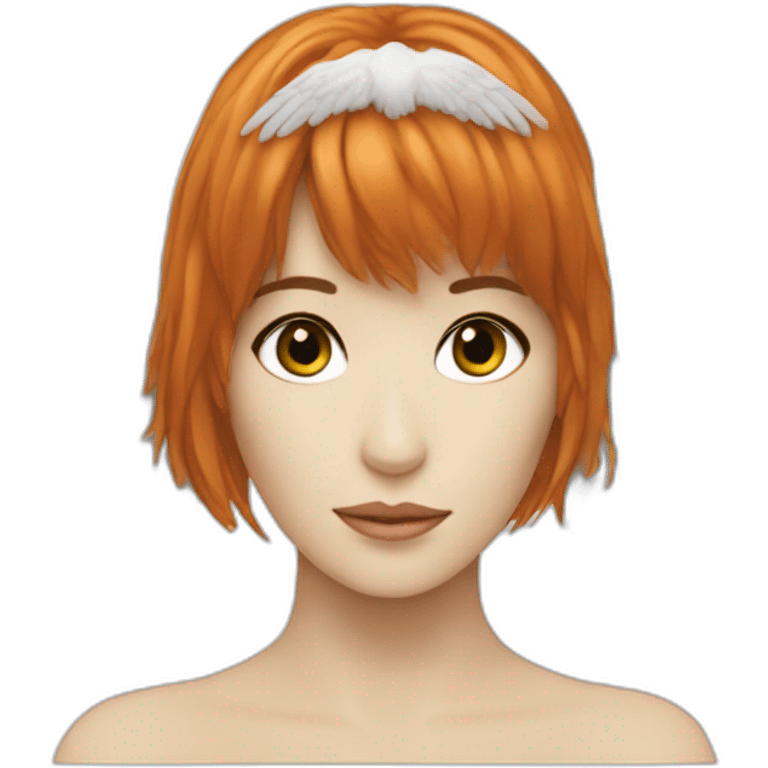 Mylène Farmer angel wings emoji