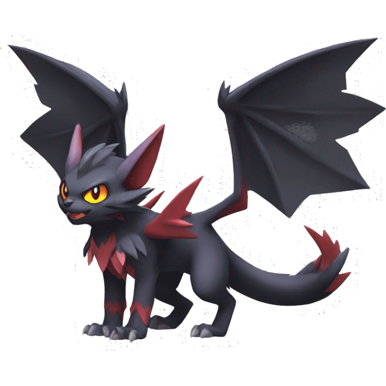 Noivern-Litten-Zoroark full body emoji