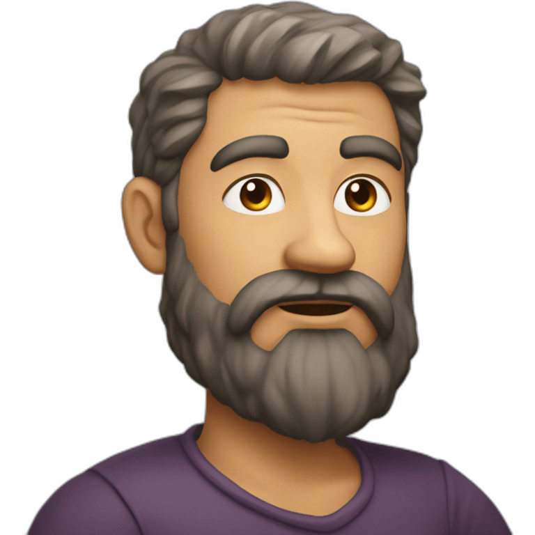 Barbu mal rasés emoji