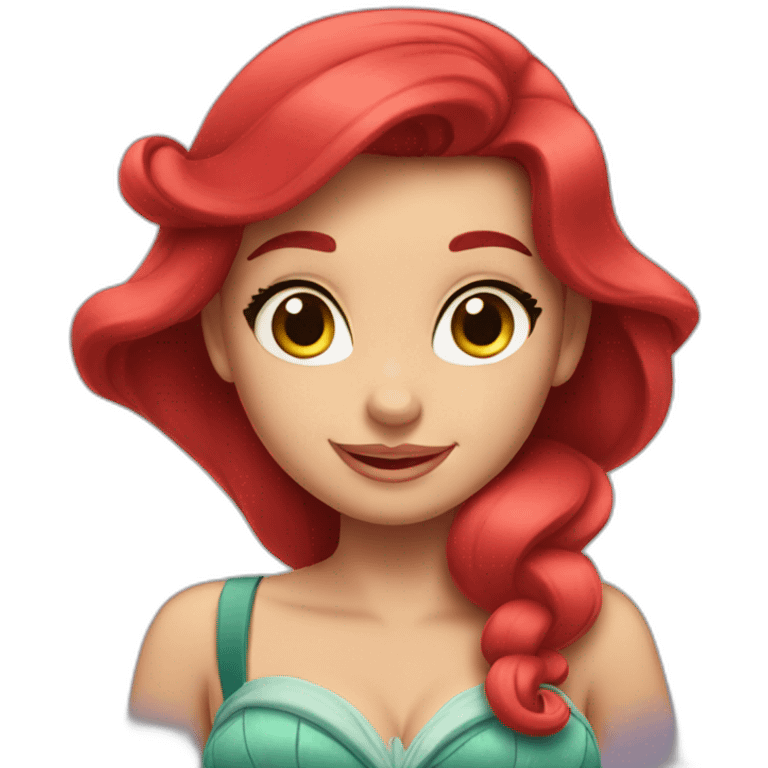 ariel disney emoji