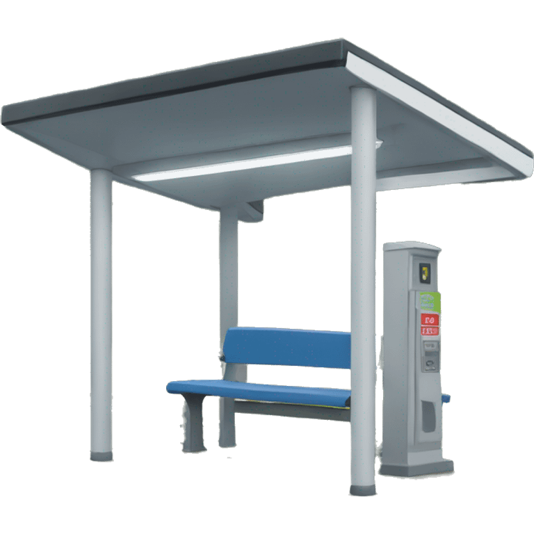 small bus stop emoji