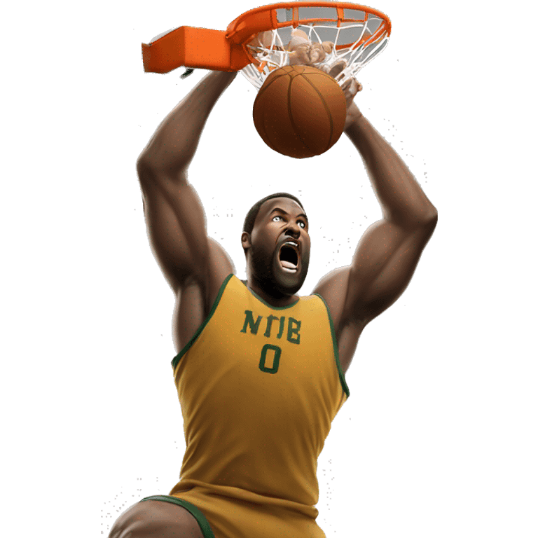 Spartan dunking on grizzly bear emoji