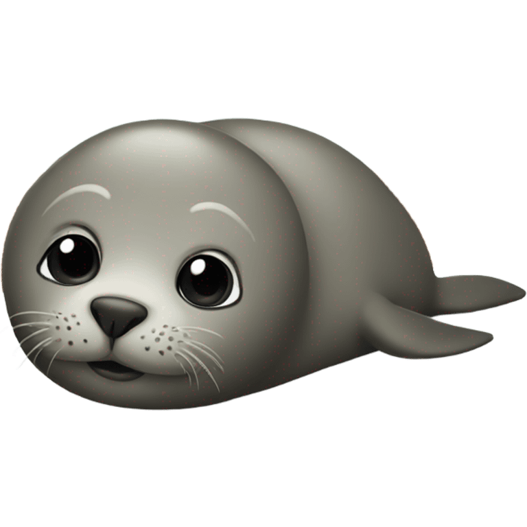 Seal laying in bed emoji