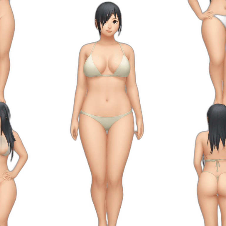 hinata hyuga full body pawg micro bikini back focus emoji