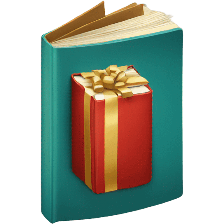 book and gift emoji