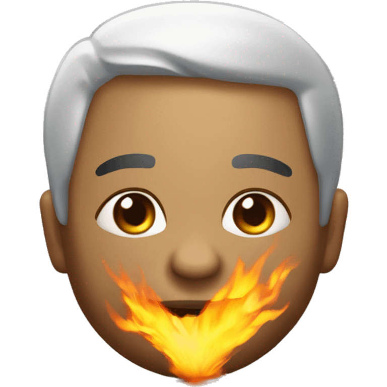 Balança com fogo emoji