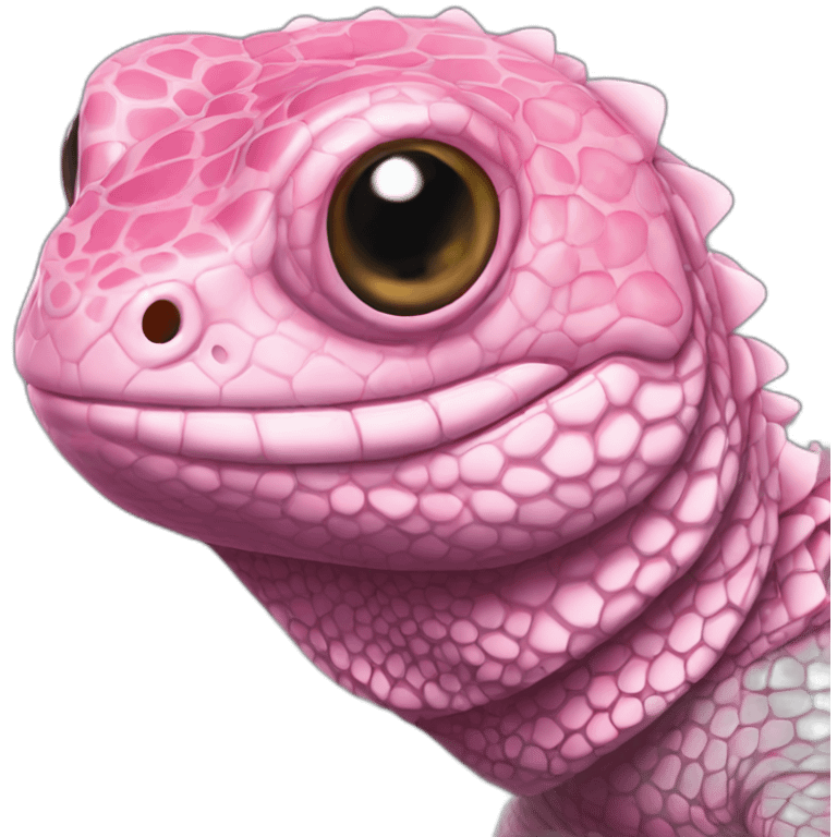 tegu lizard pink emoji