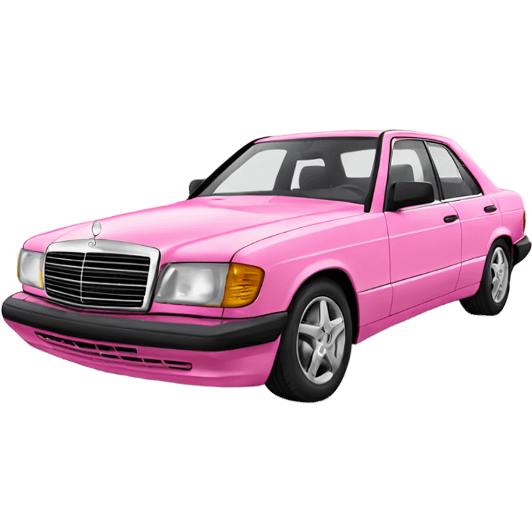 Pink Mercedes  emoji