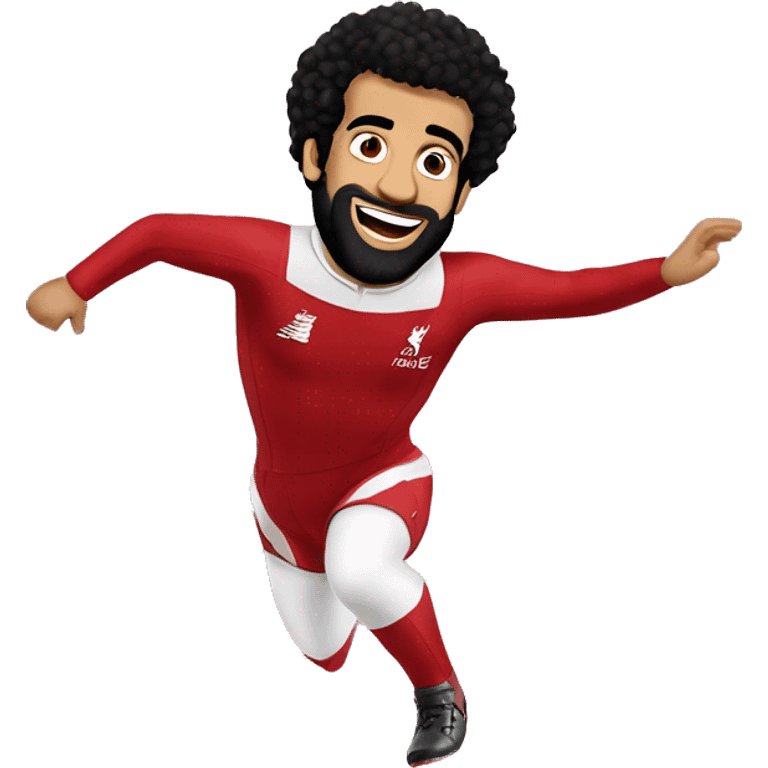 Mohamed Salah liverpool sky diving emoji