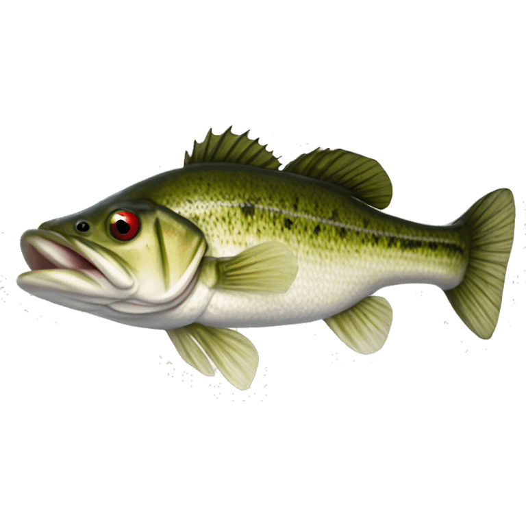 largemouth bass fish more realistic emoji