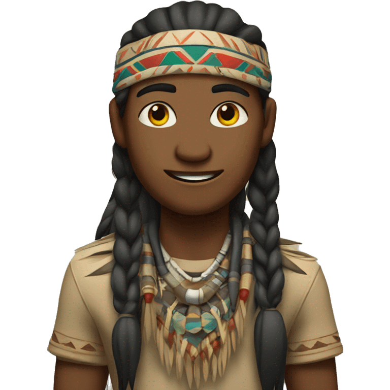 welcoming tribal person emoji