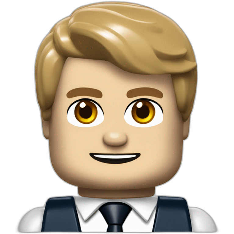 Macron en Lego emoji