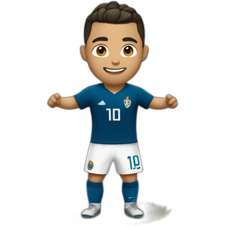 Ronaldo célébration de dos emoji