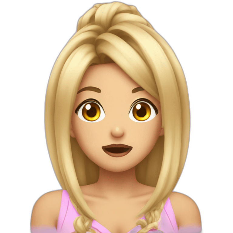 Gyaru shocked emoji