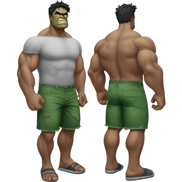 Fat hulk emoji