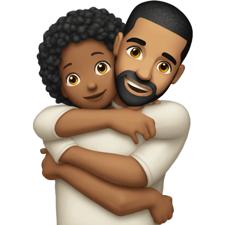 Drake hugging little kids  emoji