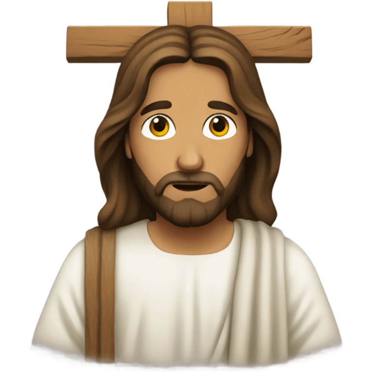 Jesus on the cross emoji