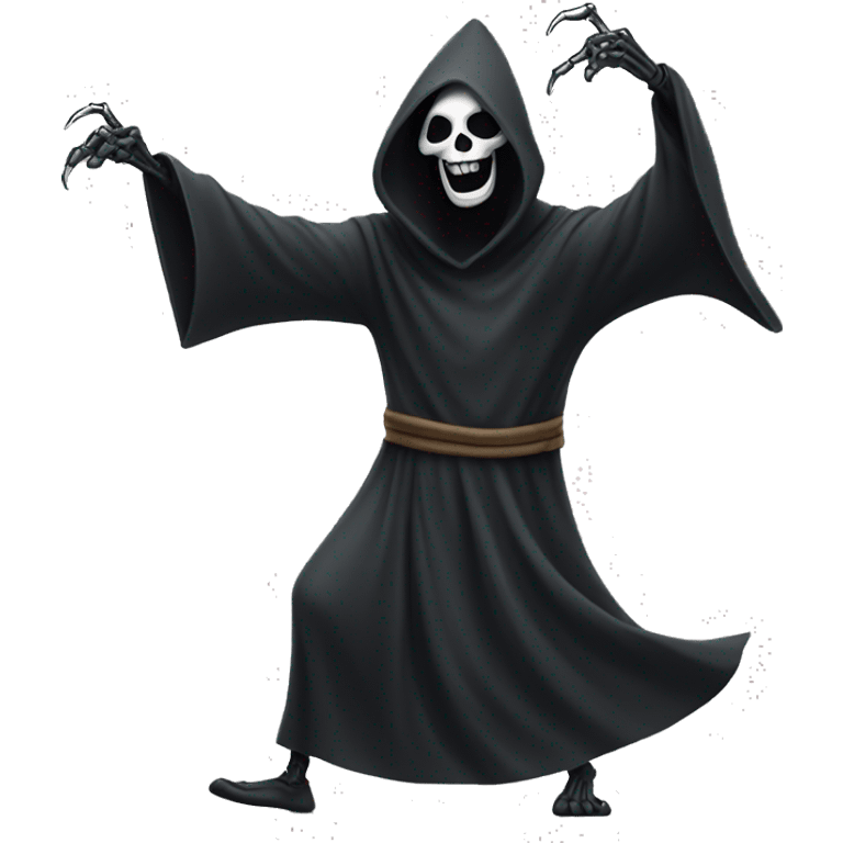 happy grim reaper dancing emoji