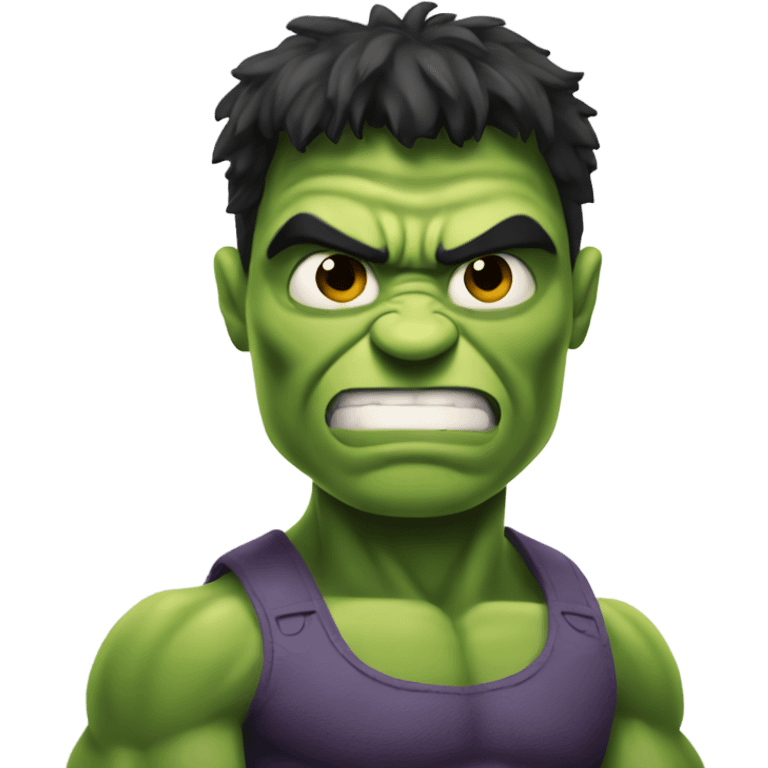 The Hulk with 4 arms emoji